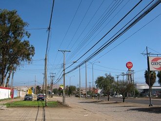 Santa-Maria-Allee, Sicht zur�ck in Richtung
                        Morroberg