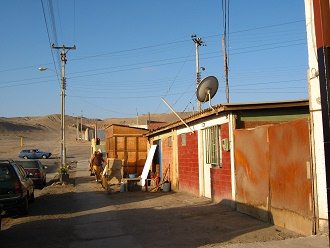 La casa de la familia Astudillo Maib� en la
                        avenida Morrillo en el Cerro Chu�o