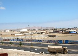 Vista del ex terreno de la tierra t�xica
                        01