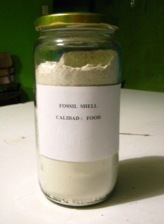 Harina de f�siles y conchas