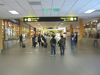 El aeropuerto de Lima, corredor