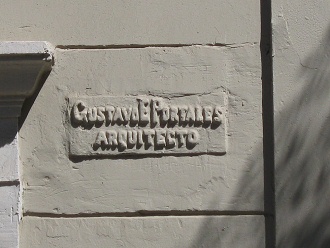 Calle Hurfanos, oficina de arquitectos,
                          palabra escrita