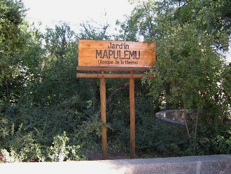 Botanischer Garten "Mapulemu",
                          Tafel