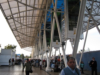 El techo del and�n del terminal
                        "Alameda"