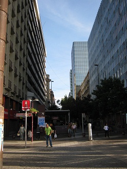 Vista al paseo Ahumada