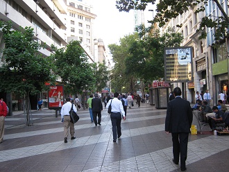 Paseo Ahumada, la estructuraci�n del piso