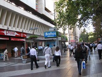 Ba�os en el paseo Ahumada