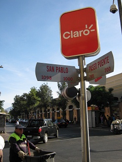 R�tulos paseo Puente y calle San Pablo