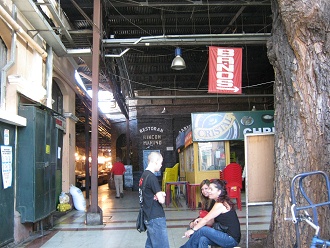 Mercado central, la entrada