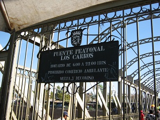 Placa del puente Los Carros