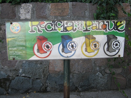 Die Symbole der Recycling-Kampagne