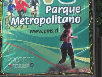 P�ster para el parque Metropolitano, una
                          p�gina web en el Internet