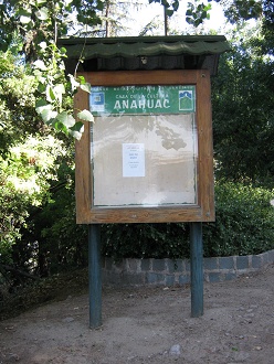 Das Kulturhaus "Anahuac", der
                          Schaukasten