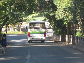 R�ckansicht des Busses