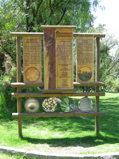 Die grosse Hinweistafel f�r nachhaltige
                            Entwicklung