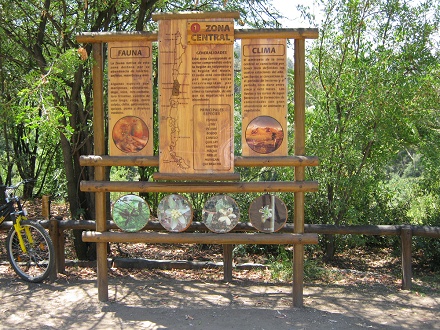Grosse Tafel der zentralen Zone von Chile
                          (zona central)