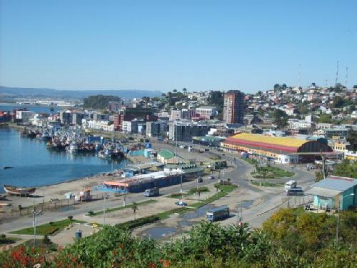 Talcahuano,
                der Fischerhafen vor dem Erdbeben vor dem 27.2.2010
                [108]