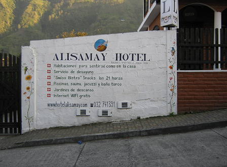 Hotel Alisamay, die Versprechungen mit
                          "Qualit�t, Zuverl�ssigkeit und zum
                          richtigen Preis"