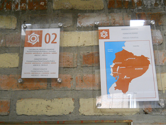 el texto del museo indica las culturas Vald�via -
                  Machalilla - Chorrera - Narr�o 4000-500 a.C.