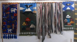 Pared con tejidos, primer plano 02