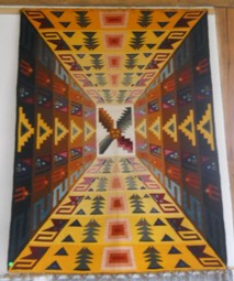 Tejido grande con dise�o gr�fico