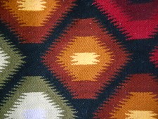 Tejido con dise�o gr�fico, primer
                              plano