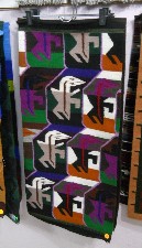 Tejido mostrando lagartos gr�ficos