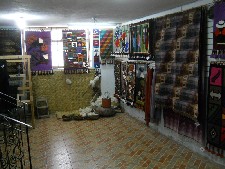 Das Untergeschoss mit Wandteppichen