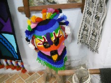 Vielfarbige Maskenkappe 02