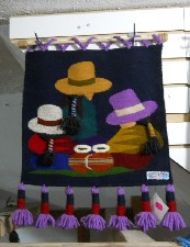 Wandteppich mit der Darstellung von
                            Intriganten-Frauen