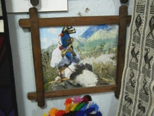 Foto mit einem Fl�tenspieler im Freien