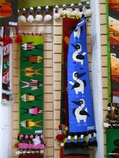 Tejidos con peces y con p�jaros