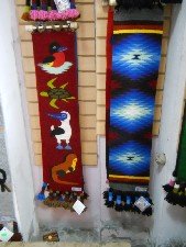 Tejidos con animales y gr�fico