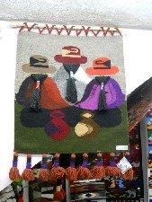 Wandtepiche mit Intrigenfrauen