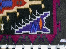 Wandteppich mit grafischem Design,
                            Nahaufnahme 2