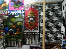 Weitere Wandteppiche mit
                            Intrigenfrauen, einem Gott und V�geln in
                            Graut�nen