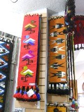 Wandbeh�nge mit V�geln und Fischen