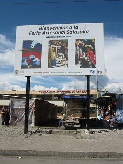 Webereien, die Ausstellungstafel