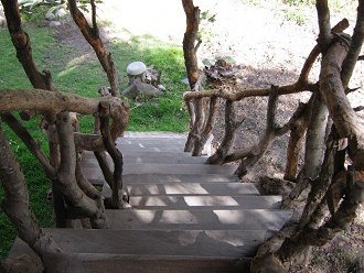 Naturtreppe 04, Sicht von oben