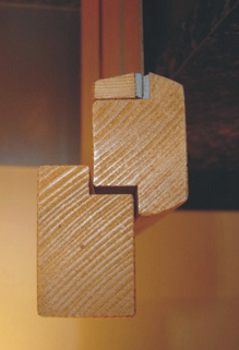 Margen de la ventana con t�cnica de
                              escalones