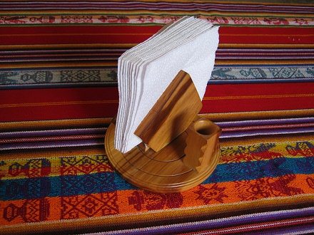 Serviettenhalter mit
                                  Zahnstocherhalter