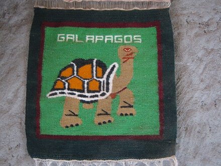 Wandbehang mit einer
                          Galapagos-Schildkr�te