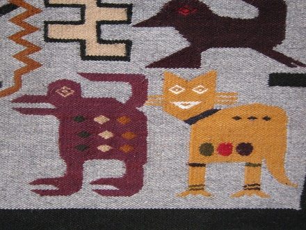 Kalendermotiv Incastardilla macho, Ziege
                          und Katze