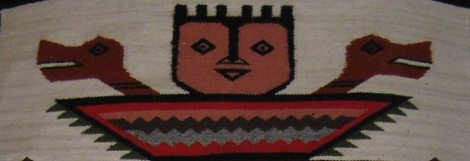 Kopf des Inkat�nzers, Nahaufnahme