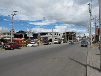 Strassenbild von Salasaca 01