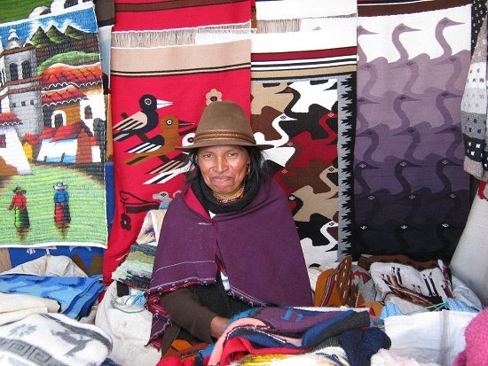 Mutter Franziska h�tet den
                          Wandteppichstand