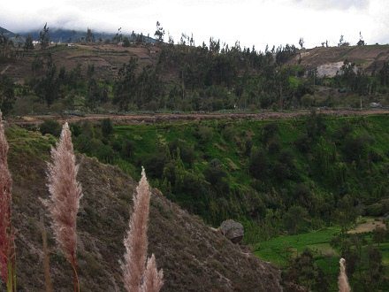 Der Prallhang des Ca�ons mit dem
                          S�ngerstein