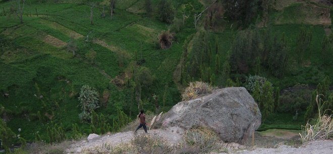 Die letzte Sicht von oben auf den
                          S�ngerstein 04