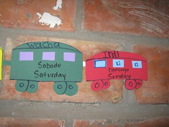 Der "Wochenzug",
                                  Wochentage 03