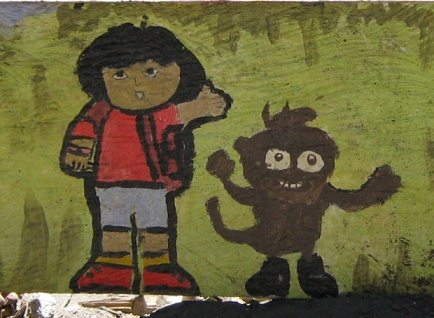 Kind und Ausserirdischer, Nahaufnahme